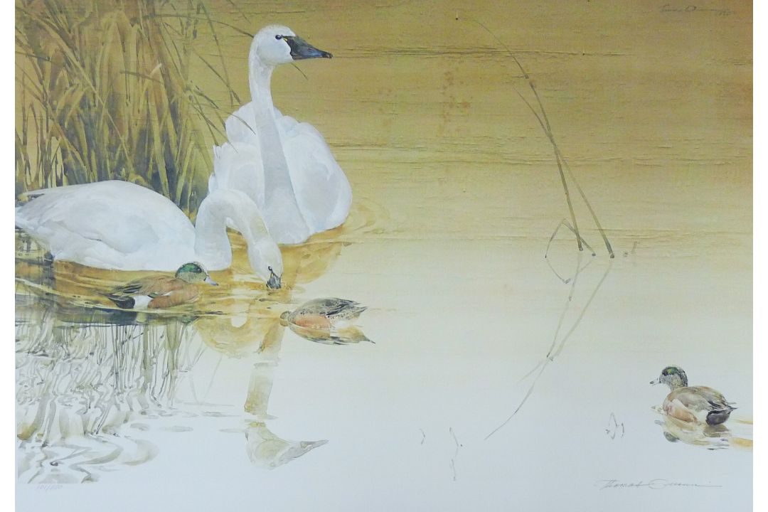 QUINN, THOMAS (born 1938) American, Millionaires Pool, a signed limited edition print, - Image 1 of 5