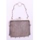 An 800 silver ladies chain mail evening purse. 12.5 cm wide. 87.3 grammes. - Image 1 of 6