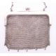 An 800 silver ladies chain mail evening purse. 12.5 cm wide. 87.3 grammes. - Image 2 of 6