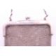 An 800 silver ladies chain mail evening purse. 12.5 cm wide. 87.3 grammes. - Image 3 of 6