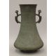 A 19th century Japanese bronze vase decorated with dragons. 30 cm high. - Image 6 of 7