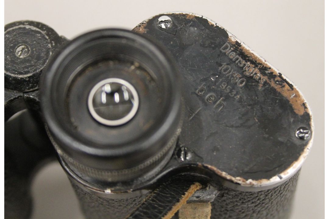 German WWII 10 x 50 Dienstglas binoculars, - Image 7 of 9
