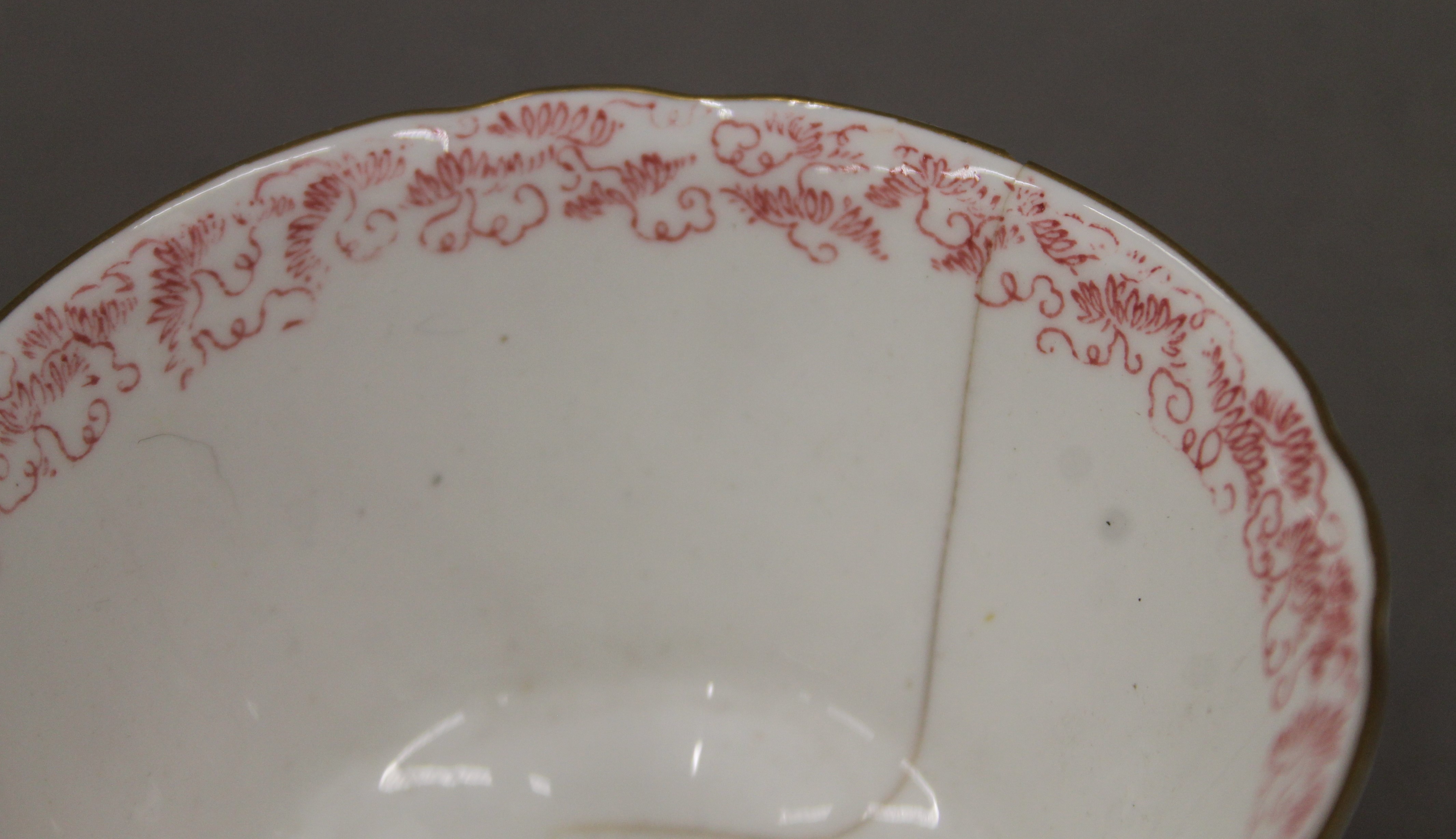 A quantity of Royal Crown Derby porcelain tea wares. The teapot 19 cm long. - Image 5 of 5