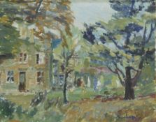DUNLOP, RONALD OSSORY RA (1894-1973) Irish (AR), The Garden Party, oil on board, signed and framed.