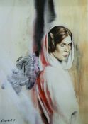 CAPITAL T (Contemporary), Princess Leia, a signed limited edition print, numbered 4/7,