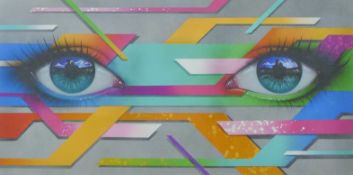 MY DOG SIGHS (Paul Stone) British (AR), Eyes, a signed limited edition print on card,