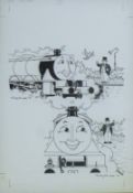 MARWOOD, TIMOTHY (1954-2009) British (AR), Thomas the Tank Engine, original artwork,