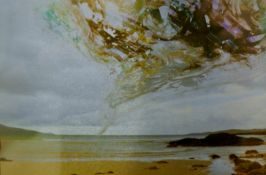 ELTON, LIZ (Contemporary) British (AR), The Beach, a hand finished digital print on metal,