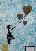 DEATH NYC, (Contemporary) American, 'Banksy Balloon Girl',
