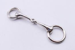 A boxed Hermes scarf ring. 9.5 cm long.