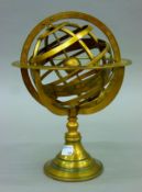 An armillary sphere. 26 cm high.