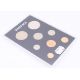 A collection of Bahrain 1965-1969 proof coins. 17 cm wide. - Image 1 of 7