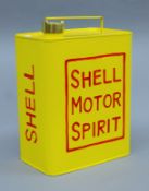 A shell oil can. 34 cm high.