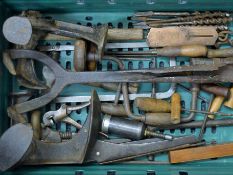 A quantity of vintage tools.