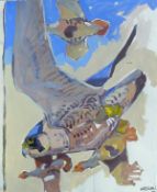 HASLEN, ANDREW (born 1951) British (AR), Tassa and English Partridge, acrylic on card, signed.