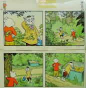 BESTALL, ALFRED MBE (1892-1986) British (AR), Rupert Annual, 4 original pieces of artwork, pen,