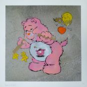EINE, BEN (born 1970) British (AR), Scare Bear (Pink), a signed limited edition print on card,