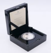 A boxed 2022 British Monarchs King Henry VII two ounce silver proof coin with certificate of
