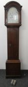 An 18th century oak eight-day longcase clock by Henry Wissett, Lavenham. 212 cm high.