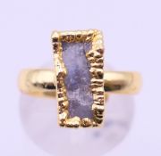 A Modernist Sefa Huyuk ring. Ring size K/L.