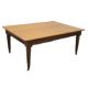 A Victorian oak dining table. 183 x 136 cm. - Image 1 of 5