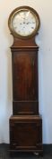 A 19th century Scottish mahogany eight-day longcase clock,