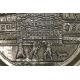 An Eastern brass-topped folding table. 75 cm diameter. - Image 3 of 5