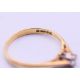 An 18 ct gold, diamond solitaire ring. 1.5 grammes total weight. Ring size K. - Image 4 of 6