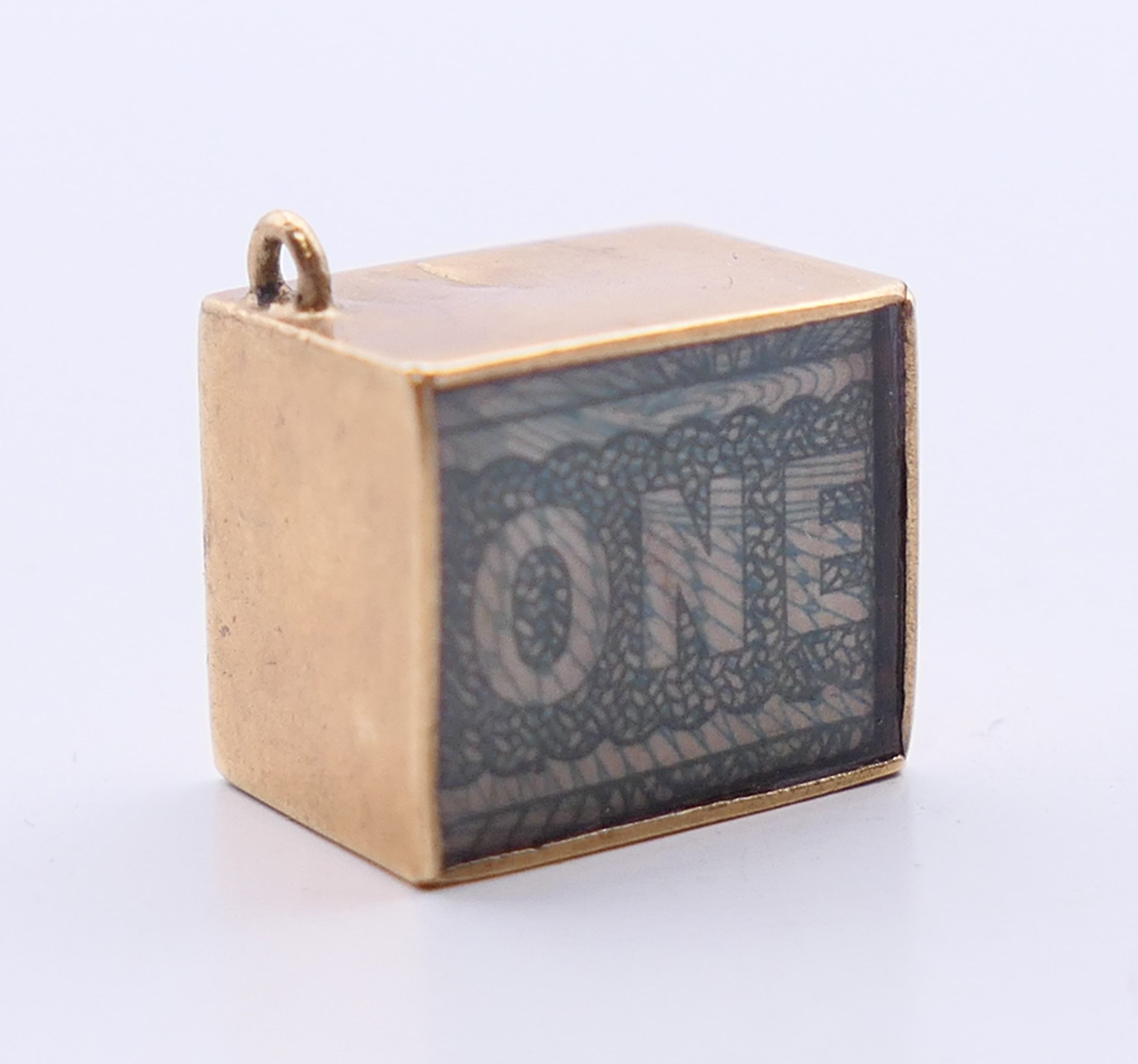Three 9 ct gold charms to include: a 'first aid' box, - Image 8 of 14