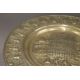 An Eastern brass-topped folding table. 75 cm diameter. - Image 2 of 5