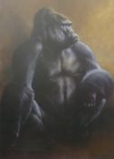DRISCOLL, BARRY (1926-2006) British (AR), Lowland Gorilla, lithograph. 84 x 61 cm.