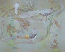ENNION, ERIC (1900-1981) British (AR), Silver and Lady Amhurst's Pheasants, limited edition print,