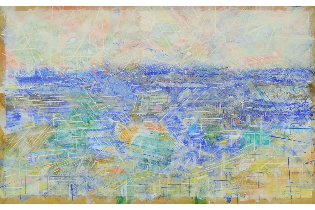 RAMSAY, LINDA (Born 1951) British (AR), Gulls of Reykjavik, Iceland, watercolour and gouache, - Image 2 of 3