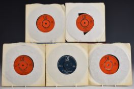 Love - 5 singles comprising She Comes In Colours (EKSN45010), Softly To Me (45016), two copies Alone