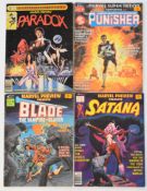 Four Marvel Premier and similar comic books, to include issue #7 (1976) Satana, 1st appearance of