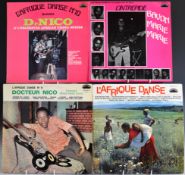 African - 6 French issue African label albums comprising L'Afrique Danse (360 0015), Doctor Nico (