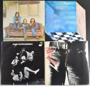 Approximately 100 albums including Family, Traffic, Led Zeppelin, Roxy Music, Bob Dylan, Grateful