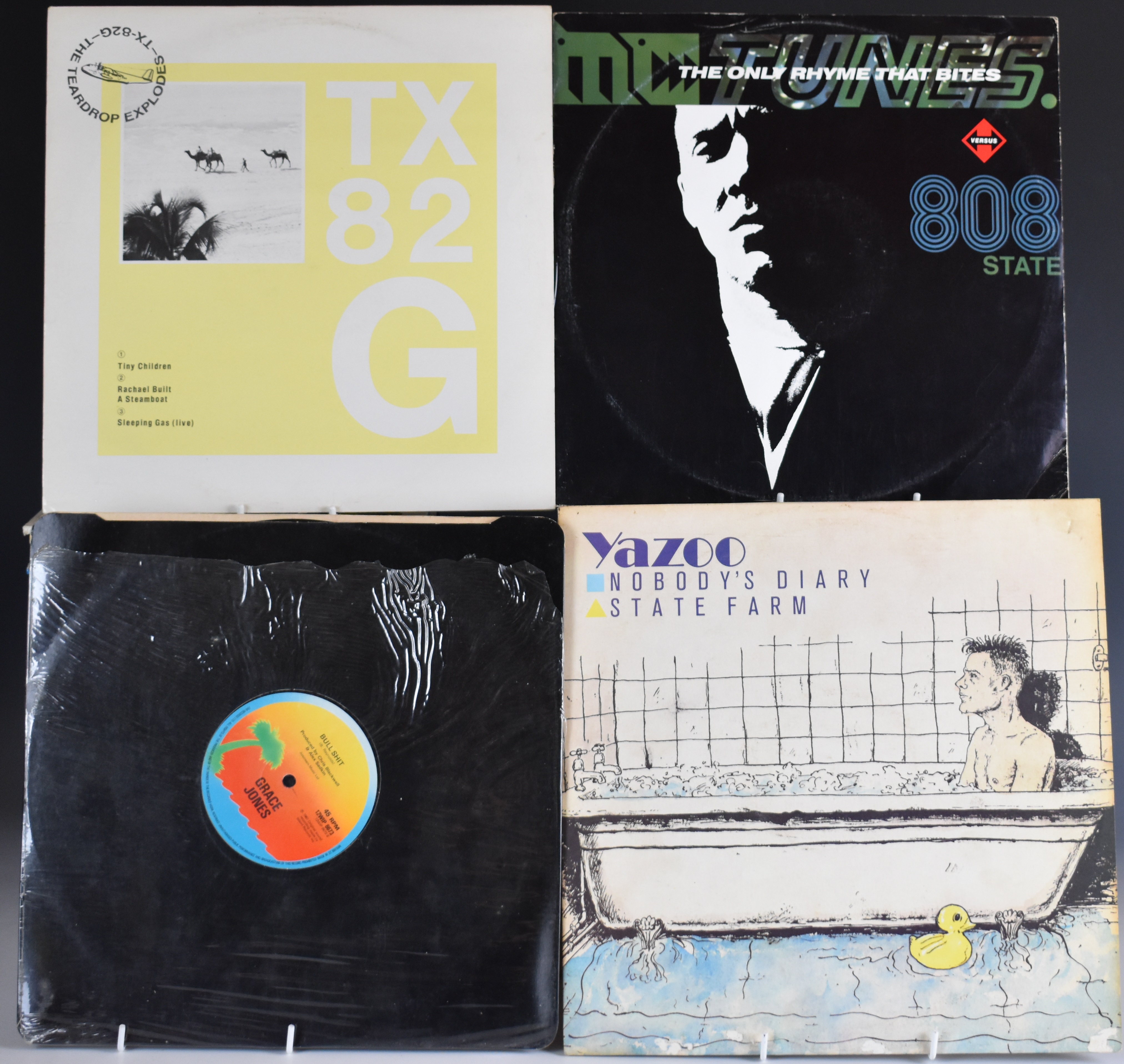 12" singles - Approximately 100, mostly chart
