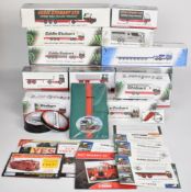 Nineteen Atlas Editions Eddie Stobart 1:76 scale diecast model haulage vehicles, all in original