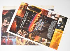 Two Star Trek II: The Wrath of Khan (1982) film or movie posters comprising quad 76 x 101cm and