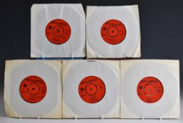 Atlantic - Approximately 35 red Atlantic singles. From the estate of music journalist Miranda Ward