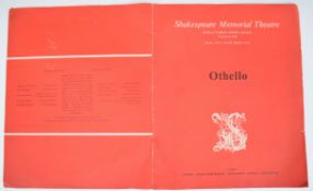 Autographed 1959 Shakespeare Memorial Theatre programme signed by Albert Finney, Paul Robeson, Sam