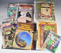 A collection of underground adult humour and subculture comics / magazines to include Fat Freddy's