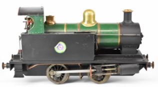 Juliet 3½ inch gauge live steam 0-4-0 tank locomotive, with copper boiler, slip eccentric valve