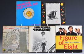 Paul McCartney / John Lennon - Approximately 50 singles. From the estate of music journalist Miranda