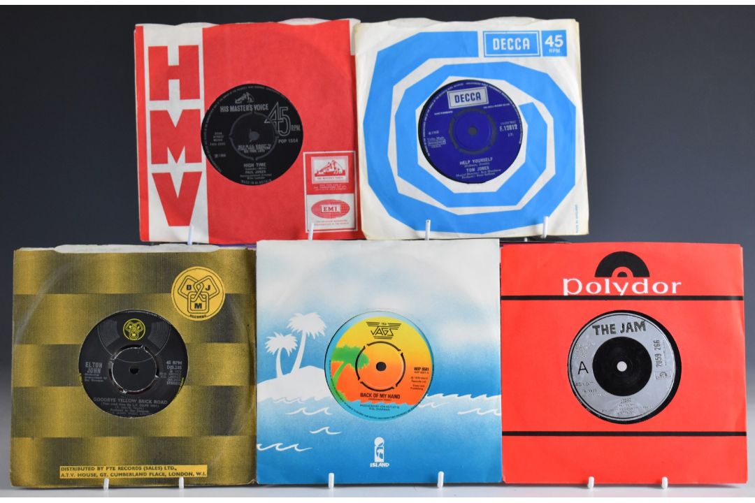 Approximately 250 singles I-M including Jackson 5, Elton John, The Jam, The Kinks, John Lennon, - Image 3 of 4