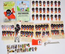 Collection of Robertson's Jam advertising figures, original stickers and paperwork