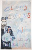 Peter Diog (Scottish b1959) Cloud Illusions 1 Recall, Irish Museum of Modern Art, signed limited