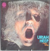 Uriah Heep - Very 'Eavy Very 'Umble (6360006) record appears VG with wear to cover