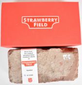 The Beatles interest limited edition brick from the original Salvation Army children's home at